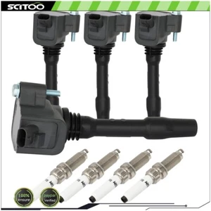 4 For BMW X1 L4 2.0L 2016 2017 2018 2019 2020 2021 Ignition Coils & Spark Plugs - Picture 1 of 6