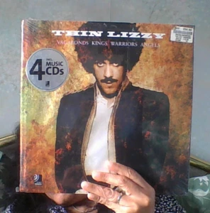 Thin Lizzy - Vagabonds Kings Warriors Angels - 4CD set & Deluxe 11" x 11" book - Picture 1 of 4