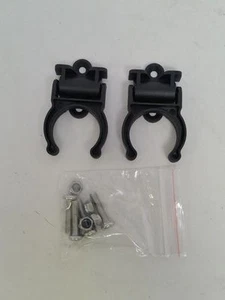 Pactrade Marine Boat Canoe Kayak Black Folding Paddle Clip Kit