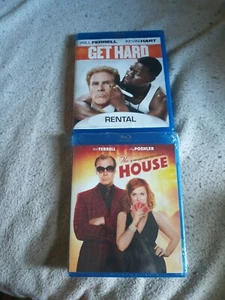 2 WILL FERRELL MOVIE LOT GET HARD(RENTAL) & THE HOUSE(SEALED) Blu-ray - Picture 1 of 4