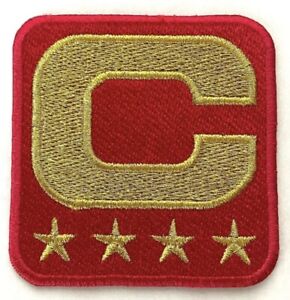 NFL CAPTAIN C PATCH FOUR-STAR GOLD TAMPA BAY BUCCANEERS TOM BRADY
