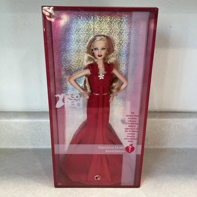 Muñeca Barbie coleccionable Go Red for Women American Heart Association #K7957 2007 Foto 1 de 4