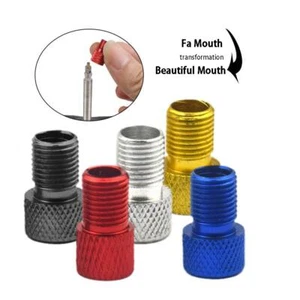 4pcs Presta to Schrader Valve Adapter Converter Bike Tube T,2 Tire Q5U07 - Photo 1/24