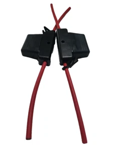 Bussmann In-Line Fuse Holder: 1 Poles, 20 to 60 A, 32V DC, Wire Leads (Lot of 2) - Picture 1 of 1