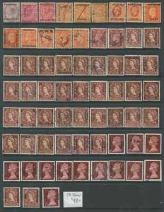 GB Commercial Overprints on 66 stamps QV to QEII all different - Picture 1 of 1