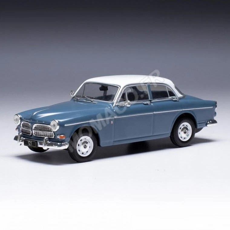 Volvo 121 Amazon 1/43 1966 gris toit blanc - Ixo CLC556N.22 - Photo 1/1