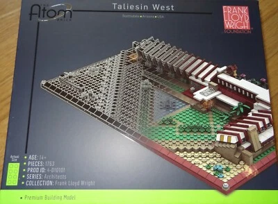 Taliesin West Atom Brick Premium Building Model Kit Block Frank Lloyd Wright  - Image 1 of 4