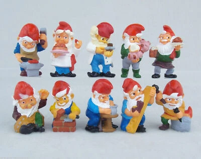 KINDER FERRERO SORPRESINE SCEGLI LE FIGURE SERIE GNOMI NANI ARTIGIANI DWARFS RAR