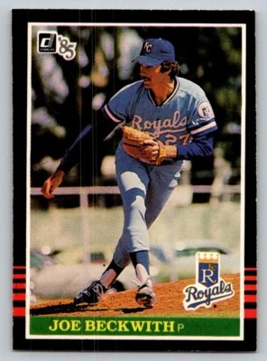 1985 Donruss - #541 Joe Beckwith - Image 1 of 2