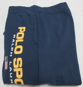 Polo Sport By Ralph Lauren Herren USA PS Red Rocks 1 Blau Fleece Jogginghose L - Bild 1 von 3