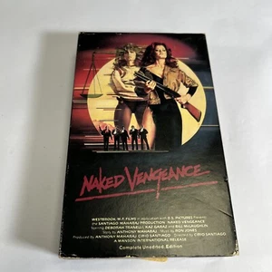 RARE BETA TAPE "Naked Vengeance" 1985 COMPLETE Lightning Betamax Horror - Picture 1 of 7
