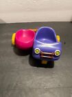 Collectable Hasbro Playskool Weebles Motorcycle with sidecar 2009 Purple Pink