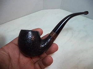 PIPA PIPE PFEIFE ART ITALIANO BLACK RUSTIC SPORT MOD 11 NON MARCHIATA - Picture 1 of 1