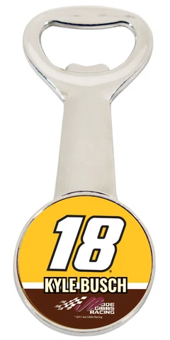 NASCAR #18 Kyle Busch Magnetic Bottle Opener-NASCAR Bottle Opener Cover