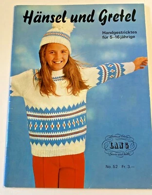 Hansel und Gretel Handgestricktes - Handknitted instructions for 5-16 yr olds - Image 1 of 4