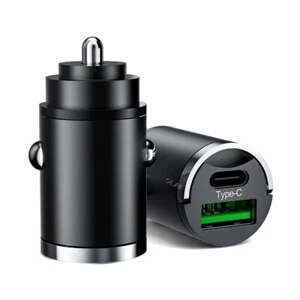 USB + Type C Fast Car Charger Cigarette Dual Socket Adapter For iPhone Samsung - Picture 1 of 5