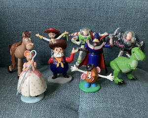 Lot of 9 Disney Pixar Toy Story Rare Collectible Mini Figures Buzz, Jessie, Rex