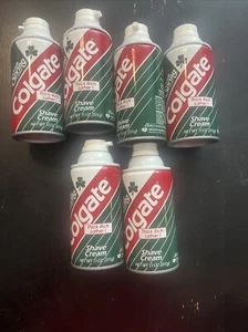 Vintage Colgate Irish Spring Scent Shaving Cream, 11oz., NOS 6 Cans FREE SHIP - Picture 1 of 14