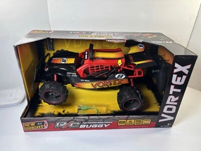 全新 Bright RC 1: 14 比例全功能 USB 越野车 - Vortex 黑色 — 第 1/4 张图片