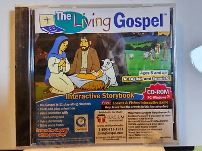 The Living Gospel Interactive Storybook - Evangelio Viviente (PC Windows CD-ROM) - Image 1 of 3