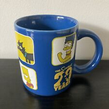 The Simpsons 20 Years Blue Mug - 2009 - Ceramic With Handle - Matt Groening