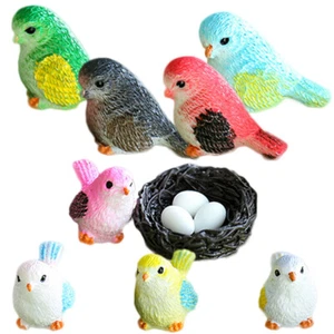 Exquisite Miniature Tiny Resin Miniature Birds Eggs Miniature Scene Props - Picture 1 of 12
