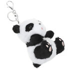  Plüsch-Panda-Schlüsselanhänger, niedlicher Stofftier-Schlüsselanhänger,