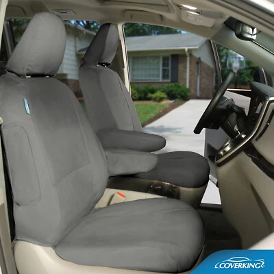 Fundas de asiento personalizadas para taladro de polialgodón Coverking para modelos Jeep Foto 1 de 4