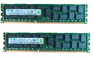 16GB (2 x8GB) DDR3 SAMSUNG *FOR Server* ECC Ram Memory 12800R M393B1K70DH0-CK0 - Picture 1 of 1