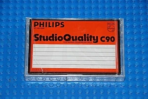 CINTA DE CASETE BLANCA PHILIPS STUDIO CALIDAD C90 TIPO I (1) (NUEVA) - Imagen 1 de 3