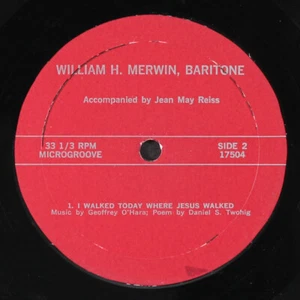 WILLIAM H. MERWIN: how great thou art NO LABEL 7" Single 33 RPM - Picture 1 of 2
