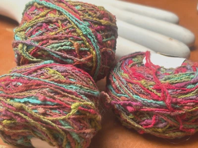 bolas algodón abigarrado nuevos hilos marca privada 100yds teñidas a mano venta EE. UU. Foto 1 de 3