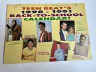 Vintage 1990-1991 Teen Beat Back-to-Schoole Calendar, New Kids, Bobby Brown