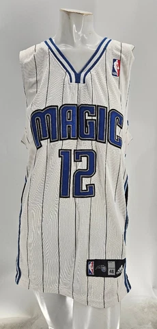 1232 Adidas Orlando Magic Dwight Howard White Jersey 48 Cover