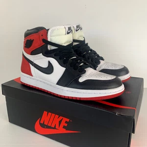 Nike Air Jordan Women's Sz US 7 1 Retro OG High Tops Black/White/Red - Picture 1 of 14