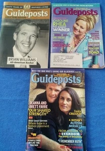 Vintage Guideposts-Oct 05-Brian Williams,Feb 07-Caroline Rhea&Oct 07-Brett Favre - Picture 1 of 4
