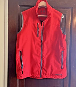 BELLISSIMO Gilet Musto Corsica gilet full zip uomo MED collo rosso vela BR1 tasche - Foto 1 di 8