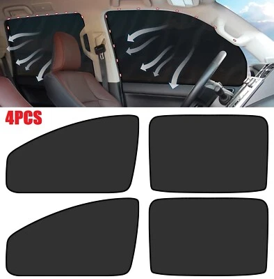 4x Cubiertas Cortinas Magnéticas para Ventana Coche Privacidad Protección Solar Accesorios Foto 1 de 4