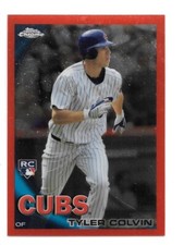 2010 Topps Chrome Orange Refractor #181 Tyler Colvin RC (Cubs)