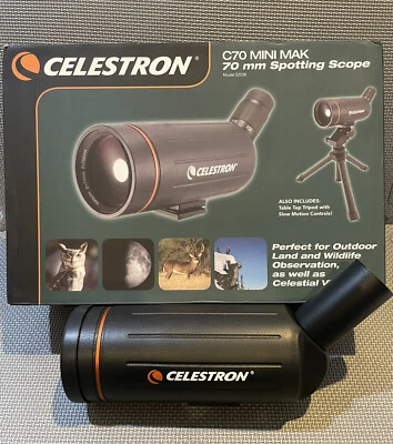 Celsetron  C70 Mini Mak 70 mm spotting scope includes table top tripod  - Image 1 of 4