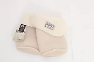 STONZ Baby Winter Booties Liners Sherpa Bonded Fleece Ivory size S 0-9 Months - Picture 1 of 7