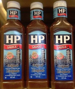 ORIGINAL HP STEAK SAUCE 3x400ml BOTTLES MADE IN CANADA