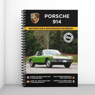 PORSCHE 914 : Restaurierungsnotizbuch & Wartung - KOSTENLOS VERSAND ! - Bild 1 von 4
