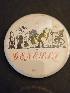 Vintage Genesis Pin 70s/80s New Old Stock - Picture 1 of 2