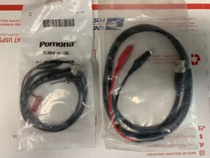 1-POMONA 5304-K-36 1- unbranded CONNECTOR ASSEMBLIES, IC CLIPS TEST- lot of 2  - Picture 1 of 4