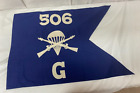 flag683 WW2 US Army Airborne Guideon 506th Parachute Infantry Regiment GCo IR43D