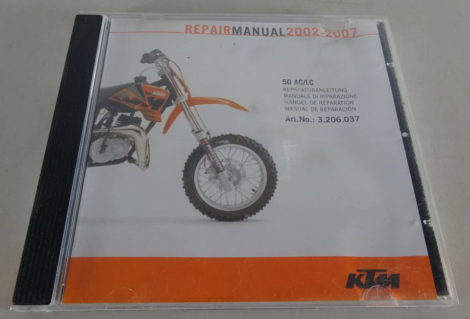 Manual De Reparación KTM 50 AC / LC Años 2002 - 2007 - Imagen 1 de 1