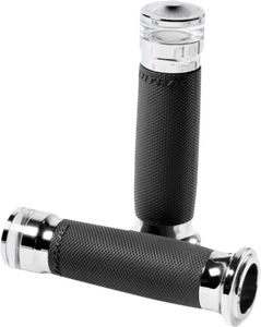 Performance Machine (Pm) Grips Contour - Led - Tbw - Chrome 0063-2100M-Ch - Picture 1 of 1