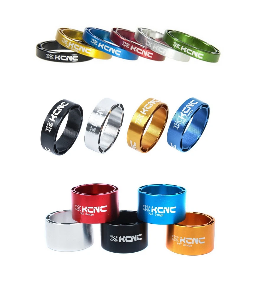 KCNC Hollow Road MTB Bicycle Bike Headset Spacer 1-1/8" 1pc in 10/20mm Height Foto 1 de 4