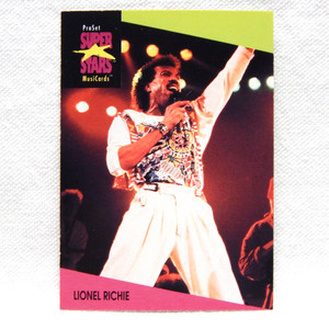 LIONEL RICHIE SUPERSTARS MUSIC CARD